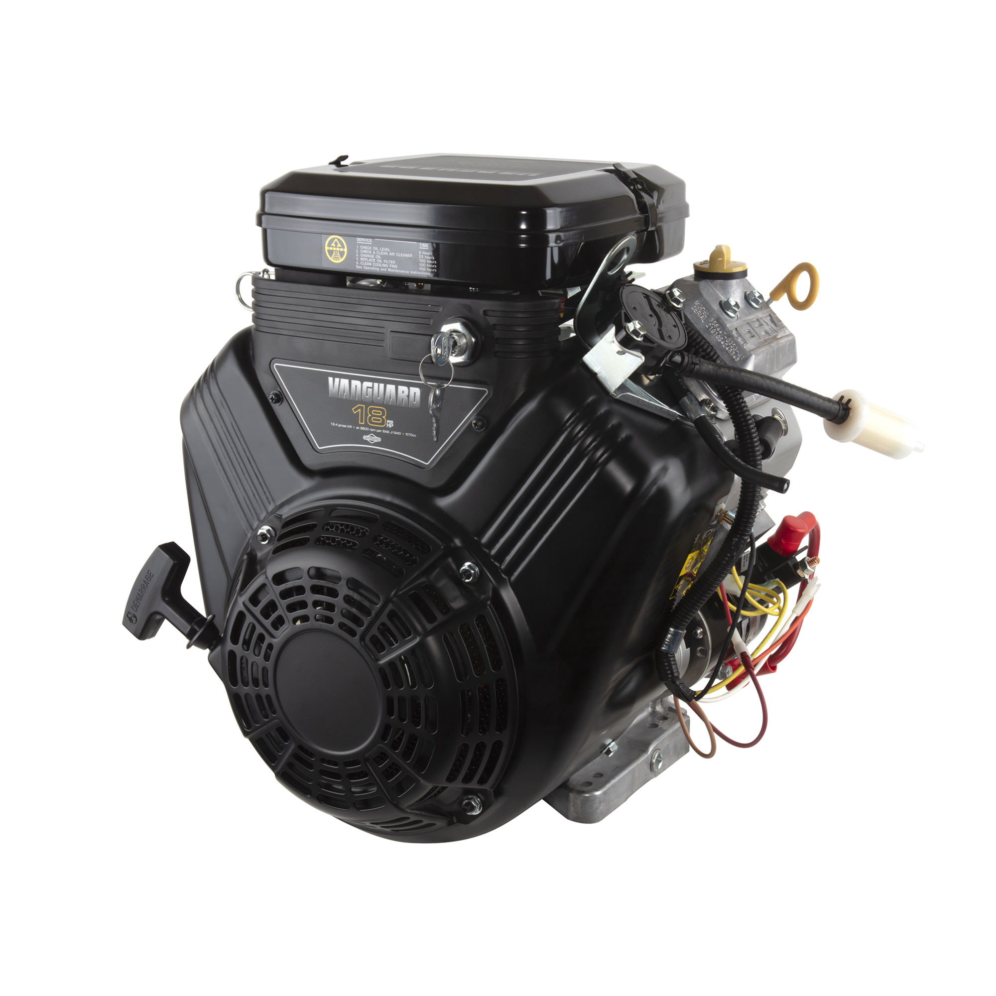Vanguard Horizontal OHV Engine - 570cc, 1" x 3-1/4", Model# 356447-0050-G1